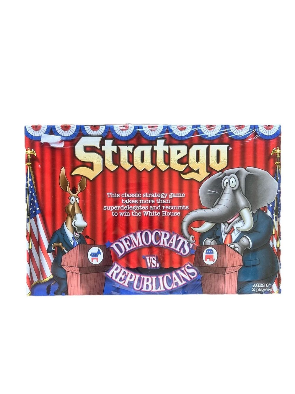 Stratego Democrats vs Republicans Board Game